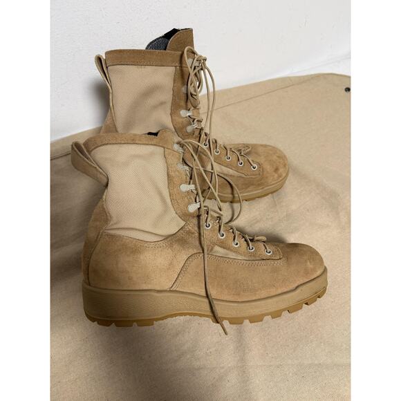 McRae Footwear Combat Boots Mens Size 10 Tan Desert Gore-Tex Vibram Sole US Army - Picture 6 of 12